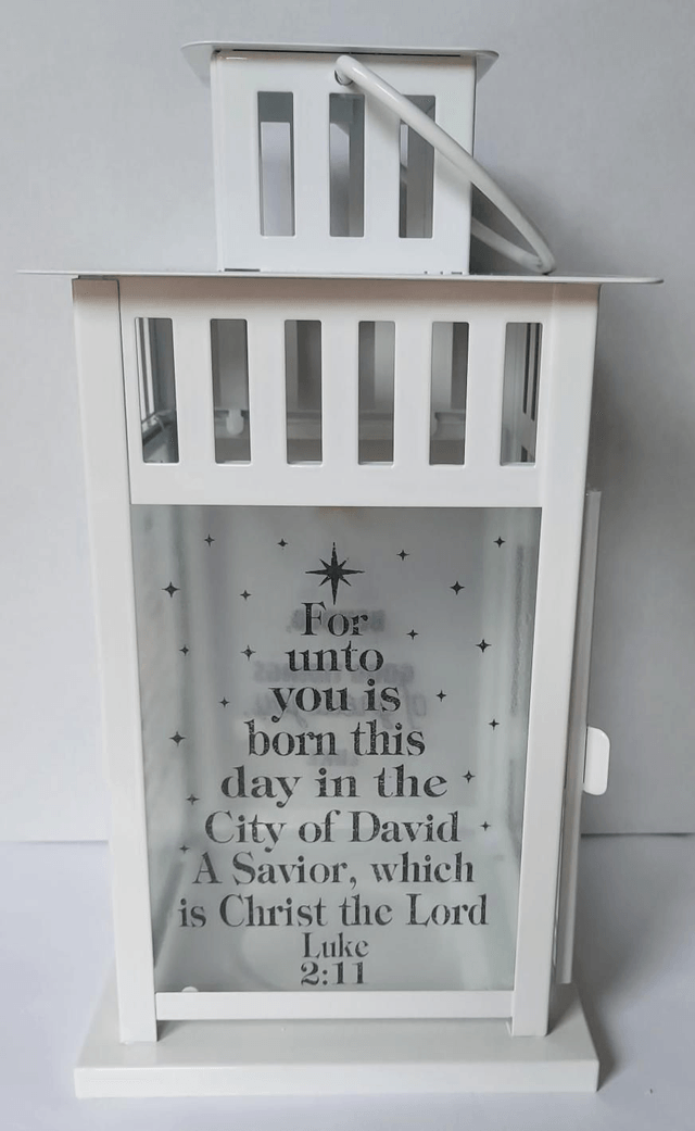 Christmas Verses Lantern