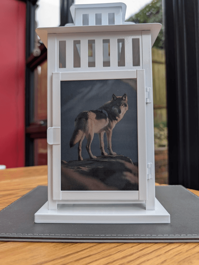 Wolf Themed Lantern 