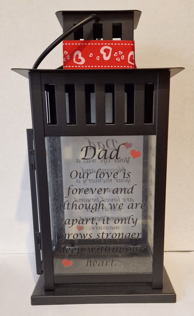 Dad memorial lantern