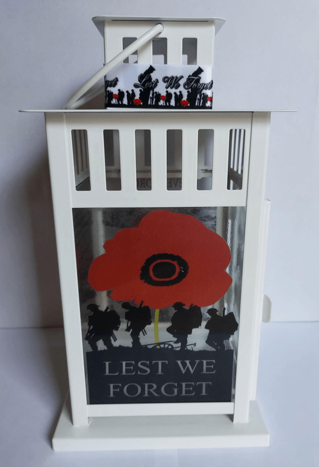 Boy in Poppy Field Lantern