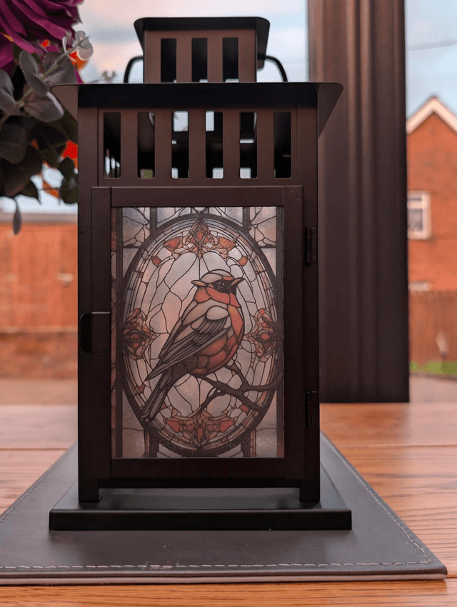 Robin Stained glass effect