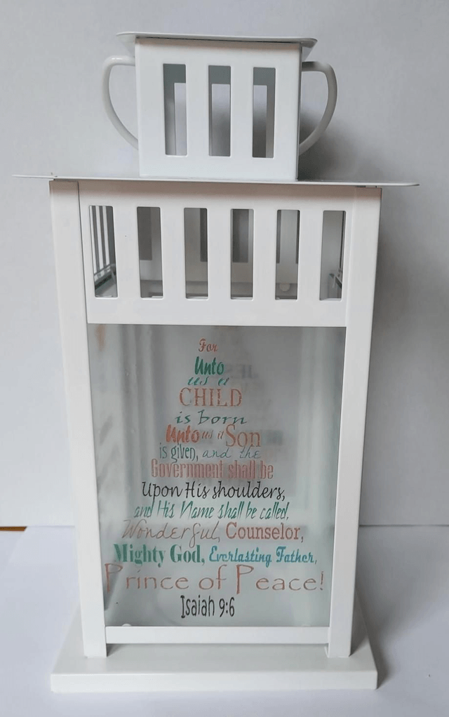 Christmas Verses Lantern