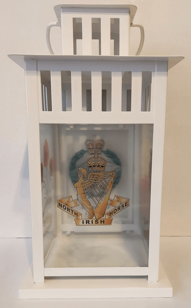 North Irish Horse & tank regiment Lantern