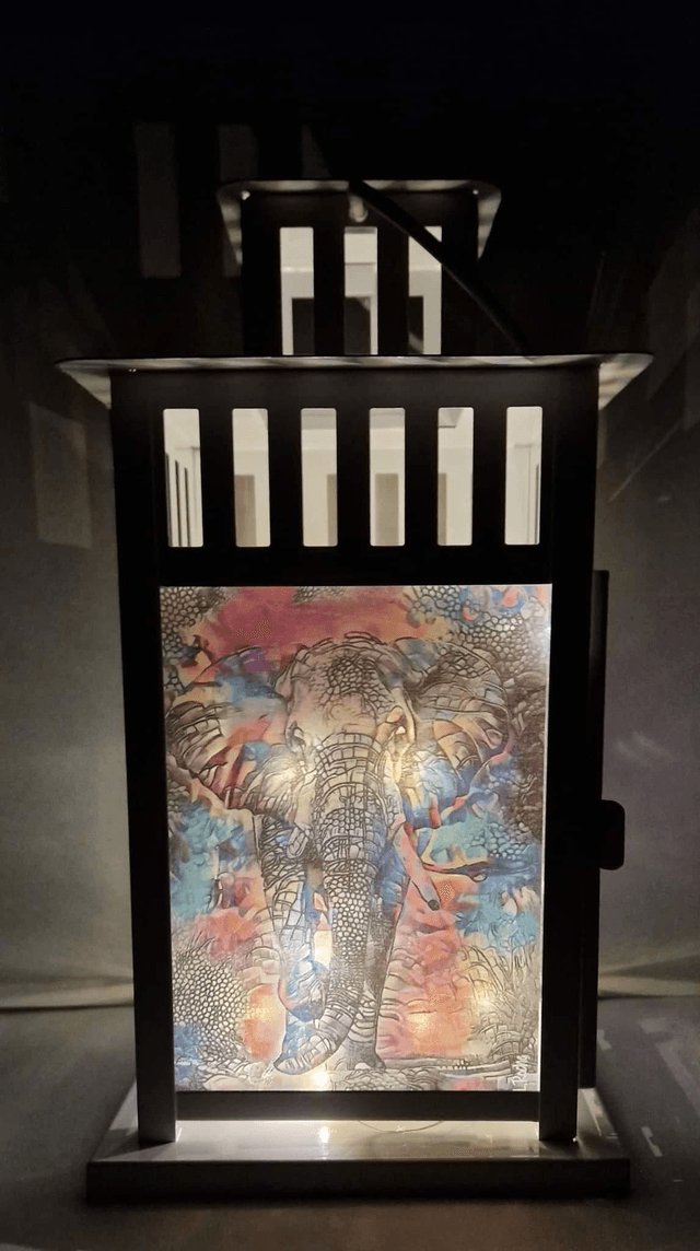 Elephant Themed Lantern