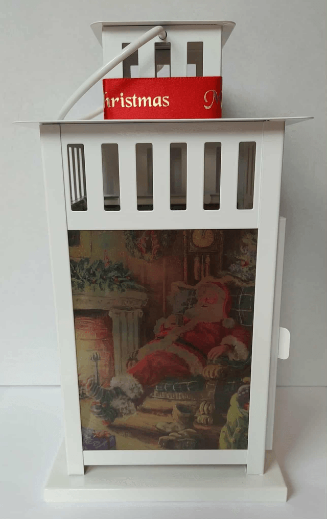 Christmas Santa Lantern