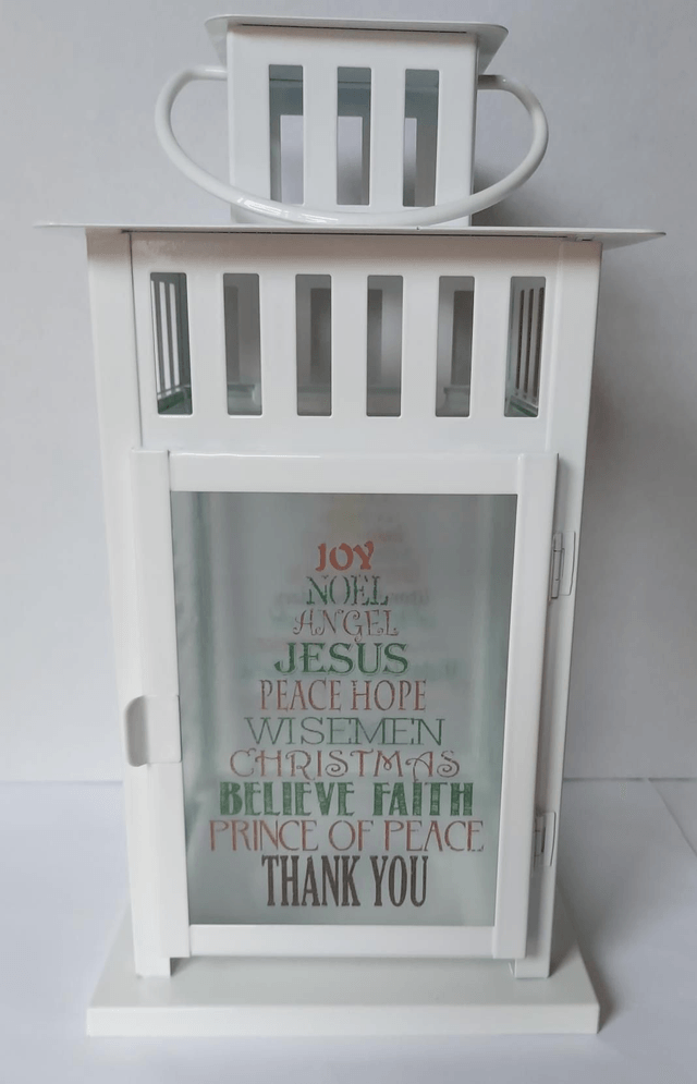 Christmas Verses Lantern