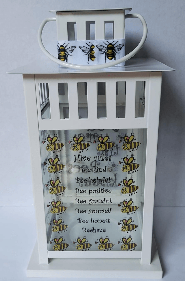 Bee Themed Lantern