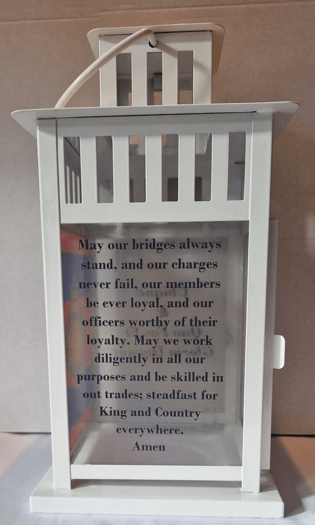 Royal Engineers lantern