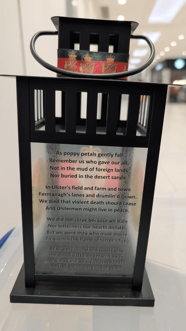Ulster Defence Regiment Lantern