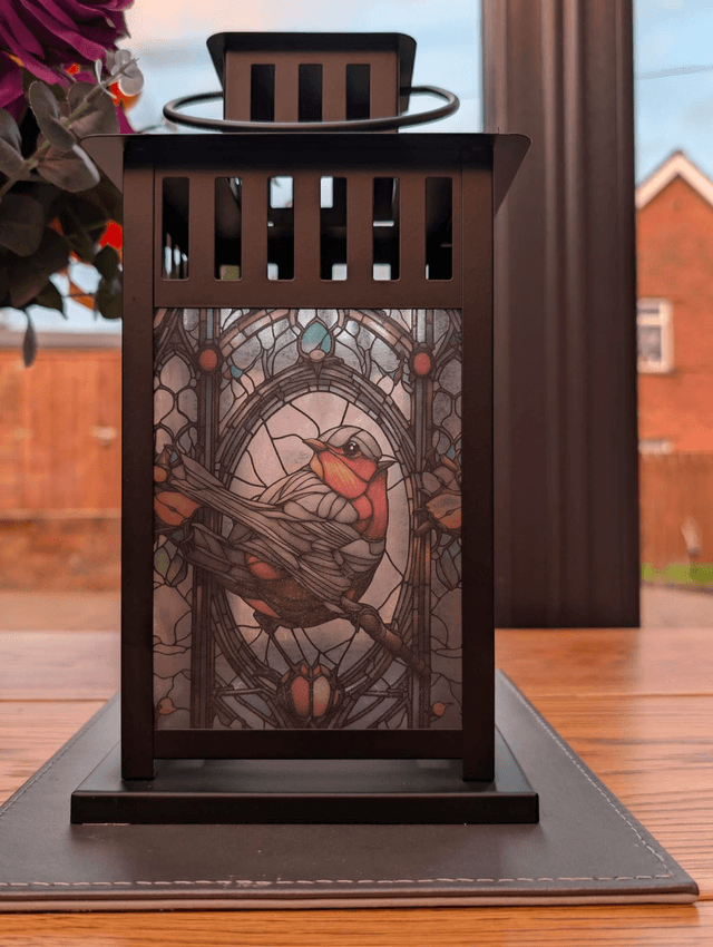 Robin Stained glass effect