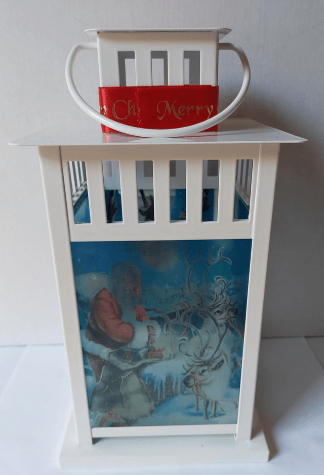 Christmas Reindeer Themed Lantern
