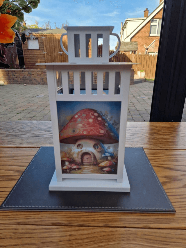 Toadstool Fairy house Lantern