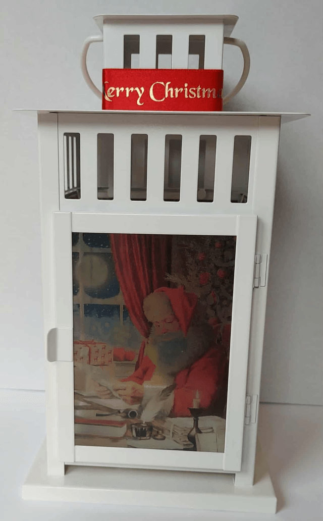 Christmas Santa Lantern