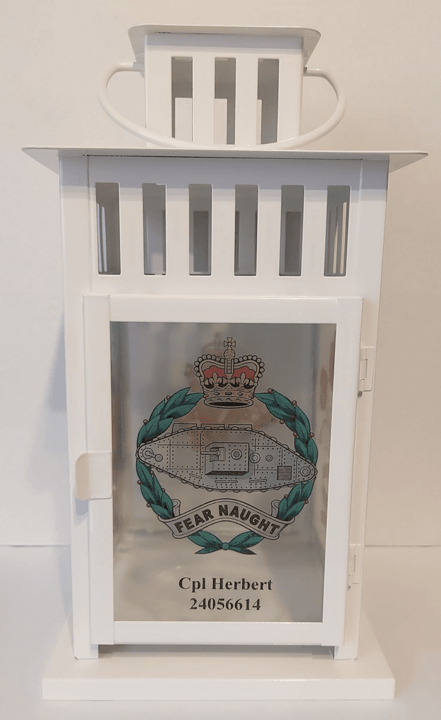 North Irish Horse &amp; tank regiment Lantern